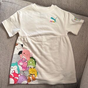 Puma Cream Dress with Colorful Characters